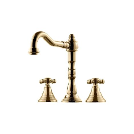 Mélangeur lavabo avec bec orientable Bronzato Paffoni série Belinda-Melissa FBLV055BR  Laiton - Bronzato