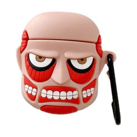 LucaSng Colossal Titanium AirPods 1 und 2 Hülle, 3D-Design im japanischen Anime-Stil, robuste Schutzhülle für Kopfhörer (1/5)