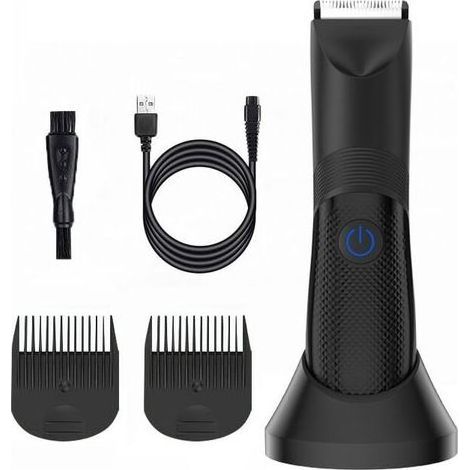 Tondeuse multifonction, 4 accessoires, LED, IPX7, USB-C, noir (1/5)