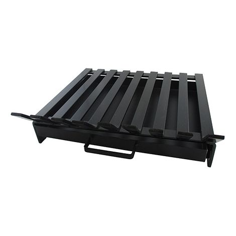 F.C. parrilla cajon d 500x400 mm , Parrilla modelo D con cajón 38901Tamaño 500x450mmHierro forjado negro.