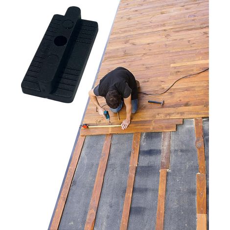 Jiajia AI, 100 clips de terrasse composites en avec vis, plastique pour jardin, terrasse et extérieur (1/5)