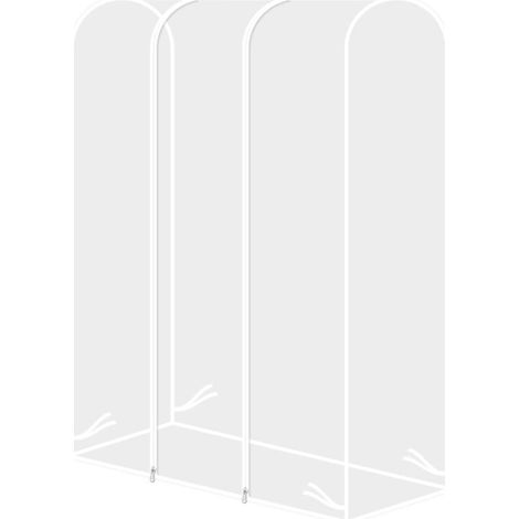 Housse de rangement pour vêtements, anti-poussière et anti-insectes, grande capacité, largeur 110 cm (1/5)
