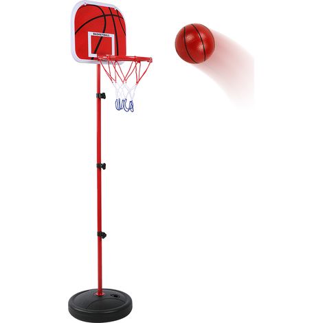 150 cm höhenverstellbarer Basketballständer, Kinder-Spieltrainingsgerät-Set für drinnen und draußen (1/5)