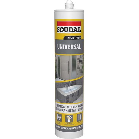 SOUDAL Silicone universale nero 280ml 115926