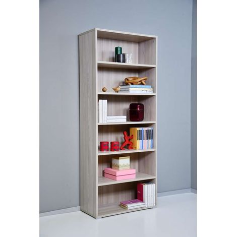 Libreria 6 vani 18mm olmo 18x1771x723x341 mm premium