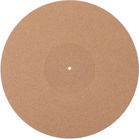 Tapis de protection antistatique pour platine vinyle, tapis en liège pour disque vinyle-30.00X30.00X0.30CM (1/4)