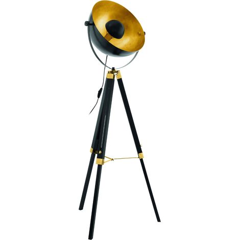 lampadaire COVALEDA, lampe de sol à flamme industriel, vintage, lampe (1/5)