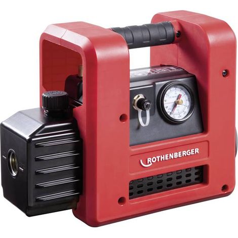 Rothenberger - pompa/motore per vuoto 42 litri con vacuometro