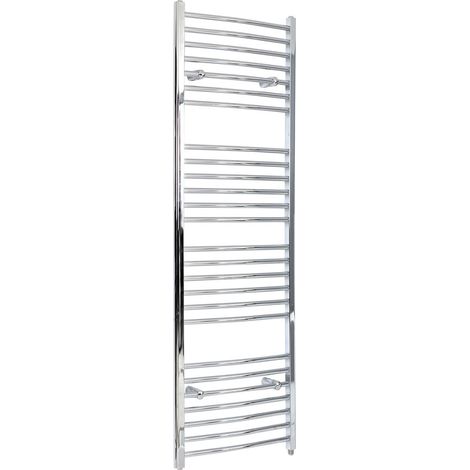 Hudson Reed Kent - Sèche-Serviettes Design Électrique Moderne Incurvé - Chromé - 180 cm x 49.8 cm (1/5)