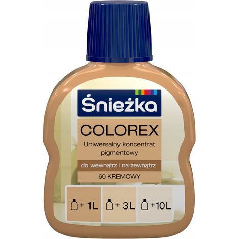 Śnieżka Colorex pigmento colorante para pinturas Cremoso mate 100ml