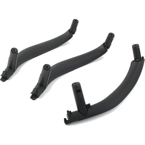 Innentürgriffabdeckungen für BMW X5, X6, F15 und F16 Rechtslenkermodelle 2014-2018, 51417292243 und 51417292244 (3er-Pack, schwarz).