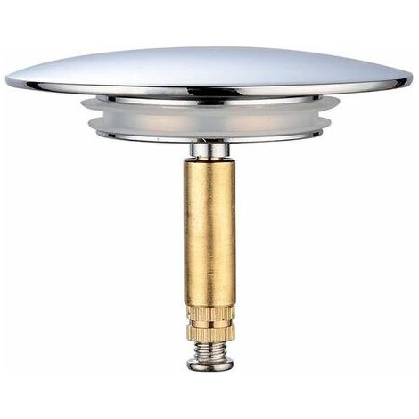 Grille de bonde en acier inoxydable de 70 mm, forme universelle, pour l'entretien des lavabos, éviers ou baignoires de salle de bain.-AquaForge (1/5)