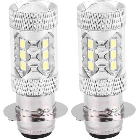 Ampoule LED 80W H6/P15D 2 SZTGifts pour moto (1/5)