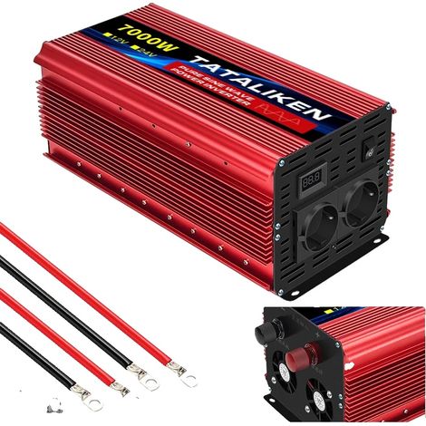 Onduleur, puissance nominale de 1000W, certifié CE, 12V7000W 50HZEU (1/2)