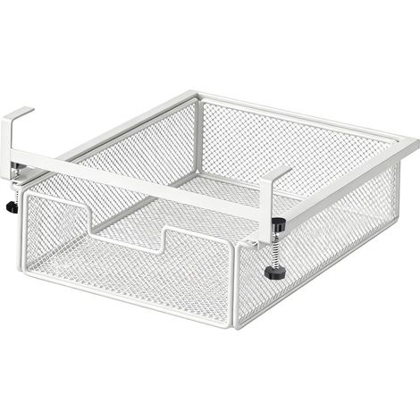 Panier coulissant Fenteer pour tiroir de bureau, sans perçage, avec S (1/5)