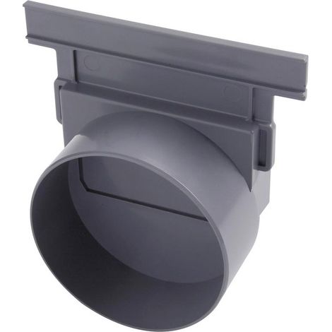 Nicoll – Fond/naissance pour caniveau d'évacuation Connecto – Sortie Ø100mm – Haut 130mm – Pour chantiers humides