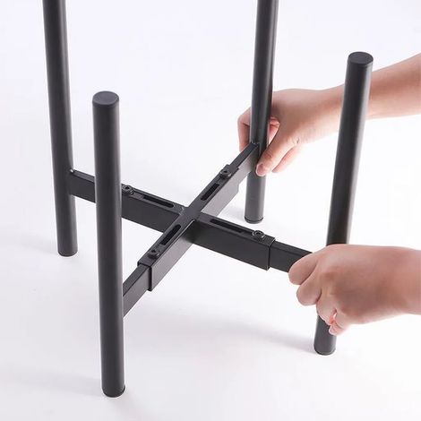 Support pour plantes en bambou – support pour plantes réglable en bois de bambou pour une utilisation intérieure et extérieure (1/5)
