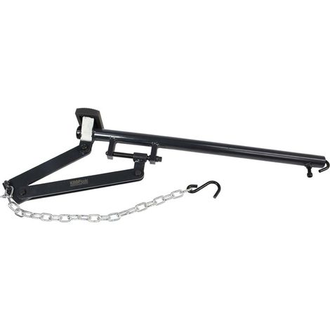 Levier d'extraction bras de suspension – Chaîne incluse pour maintien sécurisé – Force 20 Nm – Longueur 970 mm – Compatible véhicules courants – Kroftools