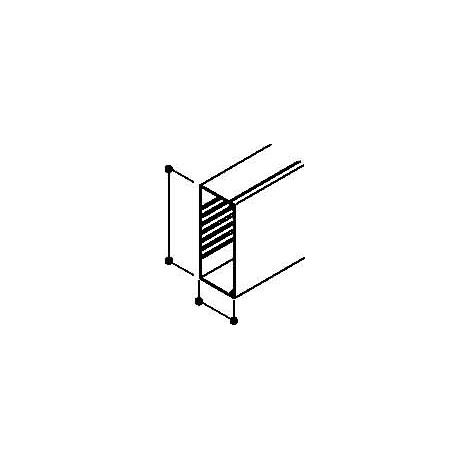 OBO Bettermann Vertr Wand+Deckenkanal m.Obert. 100x230mm,PVC WDK100230CW 2 Stk (1/2)