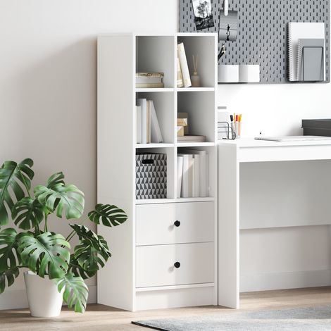 Highboard mit Schubladen Weiß 45,5 x 34 x 127 cm (1/5)