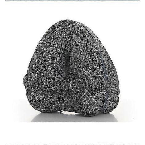Coussin orthopédique ergonomique pour les jambes en mousse à mémoire de forme, genouillère grise (1/5)