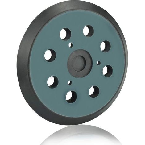 Makita Tapis de ponçage 125 mm Tapis de ponçage 8 trous Tapis de ponçage Makita 5 pouces (Noir) (1/3)