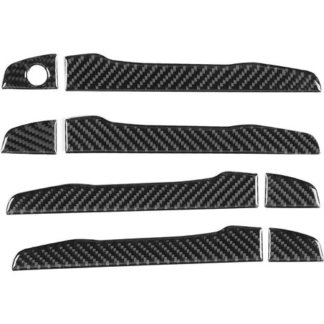 8 pièces housses poignées de porte extérieur fibre carbone souple accessoires Honda CR-V 2016-2019 (1/5)