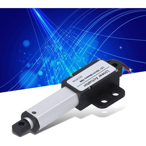 Miniaturisierter 30-mm-Daumenlinearaktuator mit Flügeln für die Haushaltsgeräte-, Möbel-, Medizin- und Automobilindustrie. Elektrischer Daumenlinearmotor. Hub: 30 mm – 8 mm/s – 70 N (1/5)