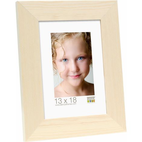Cadre Photo Bois Naturel Large 56,2 x 46,2 x 1,4 cm (1/2)