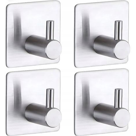 Soporte autoadhesivo 4 piezas plateado (80) GABA (1/5)