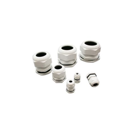Polyamid-Kabelverschraubung 25 mm Außendurchmesser, grau, Schutzart IP68, Elektro DH, 31,625/25, 8430552151110