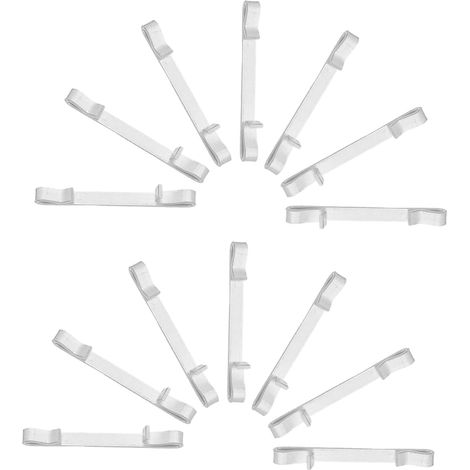 Lot de 12 fixations en acier pour tiroirs et coulissements, avec du (1/5)