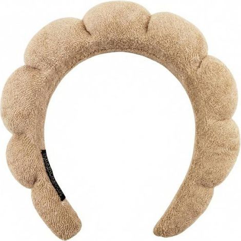 Serre-Tete - Eponge Kaki - Forme Nuage - Pour Soins Visage Maquillage Spa - Adulte - 1 Piece (1/4)