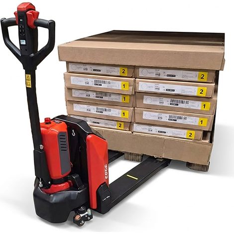 Elektro-Niederhubwagen – Standardgabeln 1150 x 540 mm – Ideal für niedrige Paletten – Tragfähigkeit 1500 kg - PTE15NLOW61S