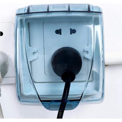 Piastra a muro universale in plastica impermeabile tipo 86, copertura per presa, interruttore, scatola di derivazione, protezione per spina a muro (1/4)