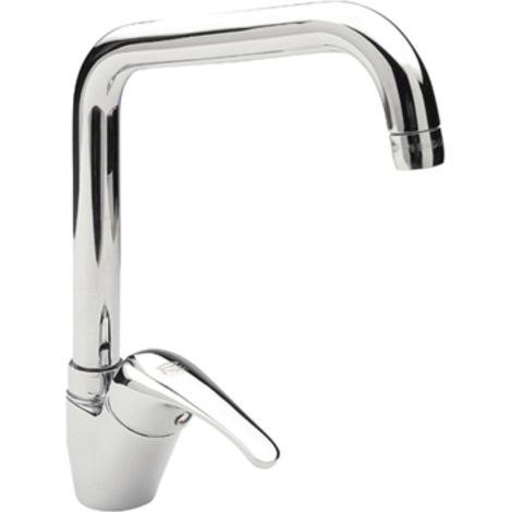 Rubinetto lavello con bocca alta a u girevole - serie 35 (1/2)