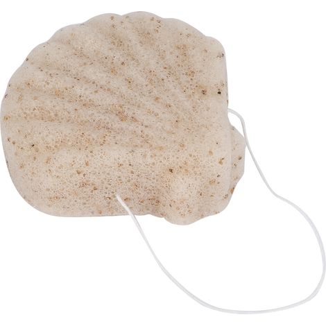 Éponge Nettoyante Visage Exfoliante, Douce et Portable en Forme de Coquillage (1/5)