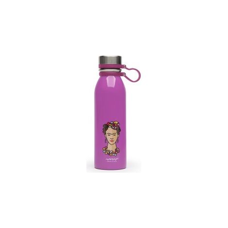JATA botella termo inoxidable frida 600 ml , Botella termo inoxidable Frida 600 mlFabricado en acero inoxidable de alta calidadDoble paredLibre de BPAGran resistenc (1/4)