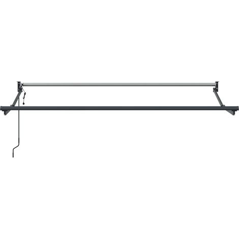 Cadre de store rétractable électrique Anthracite 3 x 2 m (1/5)
