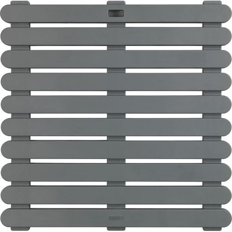 Tarima Wenko 22947100 Plástico Interior/Exterior 55 x 55 cm Gris oscuro