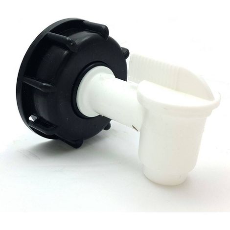 Raccord S60x6 - Robinet Blanc gros débit (1/2)