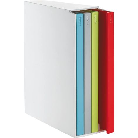 Guzzini Kitchen Active Design Set 4 Taglieri con Raccoglitore Cooking Book, Multicolore, 4 unità (1/5)