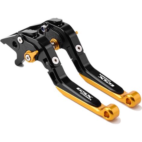 Convient pour Suzuki Lichi GSX250R GW250 DL250, levier de frein, klaxon et embrayage modifié (une paire noire et dorée) (1/5)