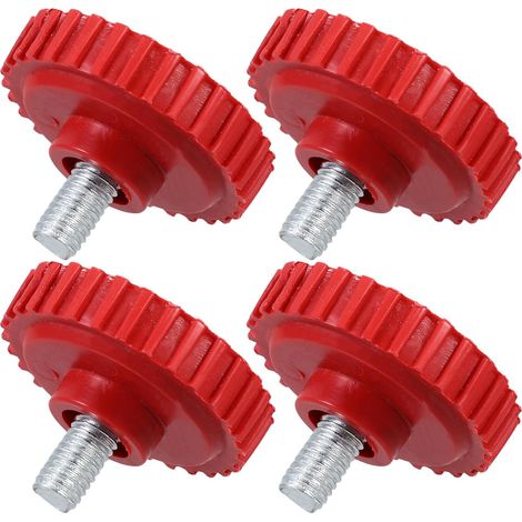 4pcs Supports à Vis pour Tapis de Pesée Électronique avec Base en Plastique et Caoutchouc, Stabilité Renforcée, Précision de Mesure pour Balances Cuisine et Salle de Bain (1/5)