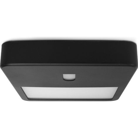 Collerette asymétrique ouverture Noire pour QUADRA 280 x 280 x 50 mm Miidex Lighting® (1/4)