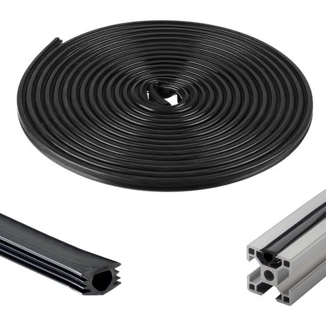 10 m Joint de Profilés en Aluminium 40 x 40 Rainure 8 Accessoires pour Profilés aluminium, Bande de Protection Souple en PVC pour Profilés Aluminium et Imprimantes 3D (1/5)