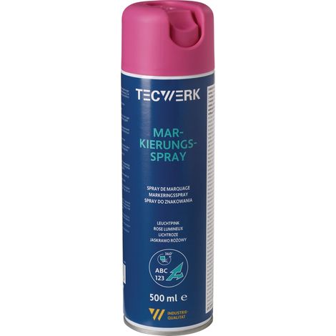 TECWERK Markierungsspray leuchtpink 500ml Spraydose TECWERK (1/2)