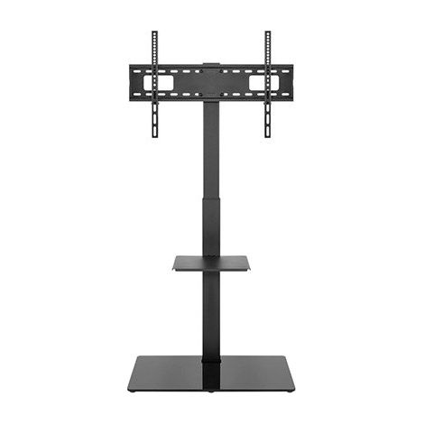 goobay Soporte de Suelo TV 37-70 Pulgadas Giratorio 35 Grados Regulable en Altura VESA 600x400 hasta 40 kg Base de Cristal - 58526