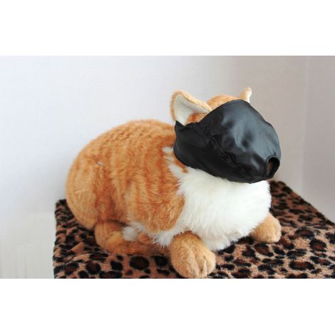1 muselière pour chat, en nylon souple avec fermeture velcro ajustable, trou de respiration intégré, idéale pour tonte, bain et soins (1/2)