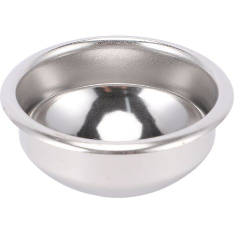 Panier de filtre 58mm Acier inoxydable Fond sphérique Sans fond Extraction uniforme Café expresso (1/5)